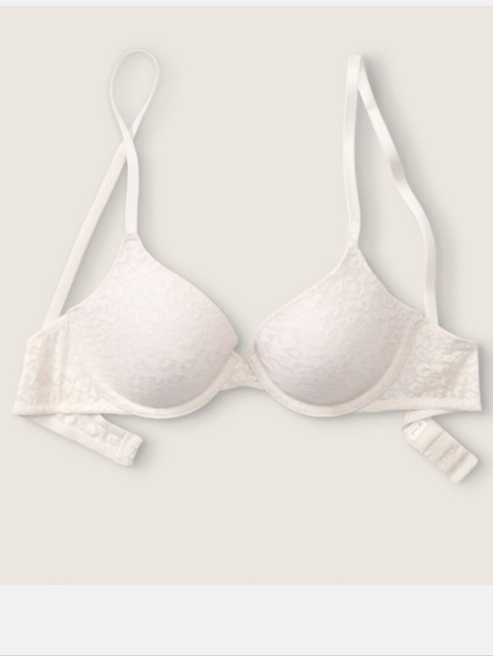 Victoria's secret pink wear everywhere t-shirt lightly lined bra 36E 36 DD